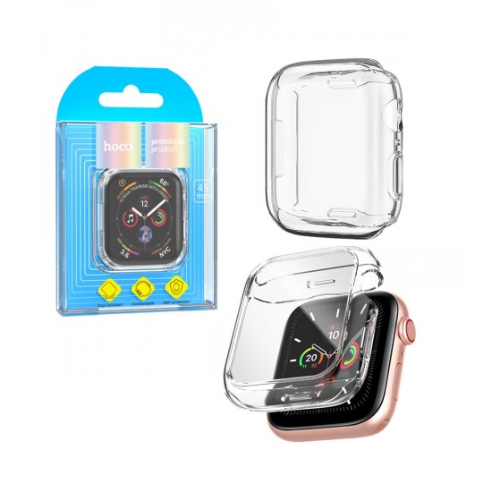 Capa de Proteção TPU Hoco WS1 para iWatch Series7/8 (45mm) Transparente